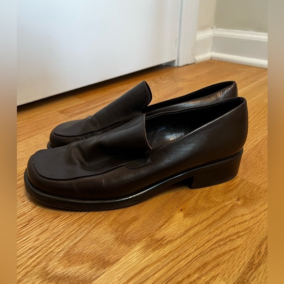 Franco Sarto Women’s Bocca Brown Leather Loafers Size 8 - Picture 7 of 10